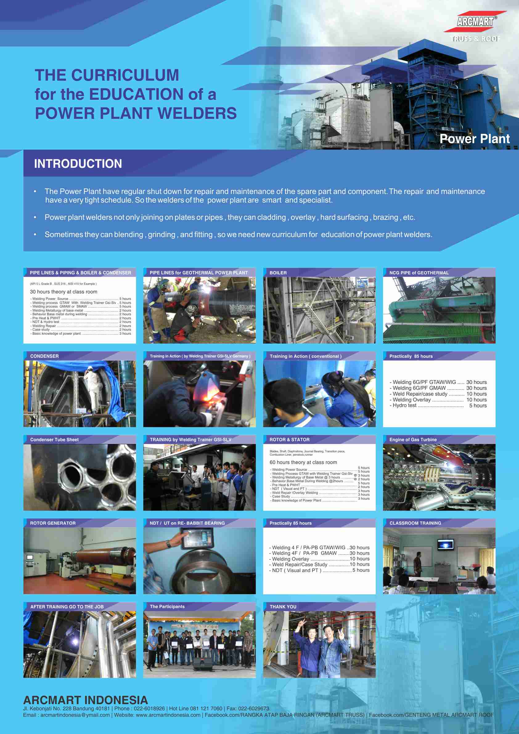 And the Curriculum of the power plant welders – The Professional Welders